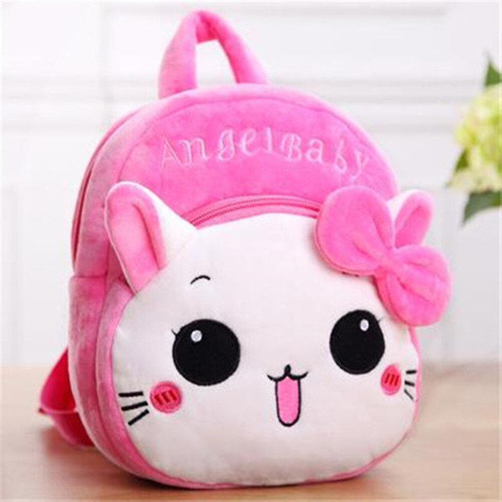 Foto 3 pulgar | Mochila Huoguo De Felpa Suave Con Dibujos Animados De Gatos, Conejos Y Pandas Para Niños - Venta Internacional.