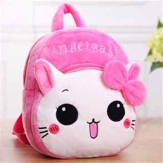 Foto 2 | Mochila Huoguo De Felpa Suave Con Dibujos Animados De Gatos, Conejos Y Pandas Para Niños - Venta Internacional.