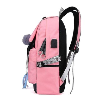 Foto 2 | Mochila Huoguo Violín Para Niñas, Escuela De Ocio, Rosa, Oxford, 27x1 - Venta Internacional.