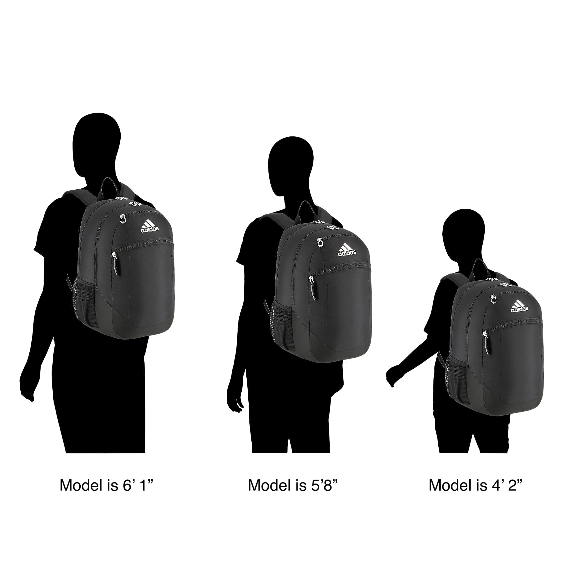 Foto 7 pulgar | Mochila Adidas Striker 2 Team Granate/negro/blanco - Venta Internacional.