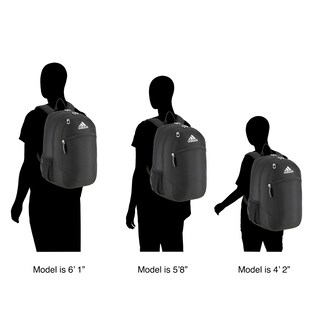 Foto 6 | Mochila Adidas Striker 2 Team Granate/negro/blanco - Venta Internacional.