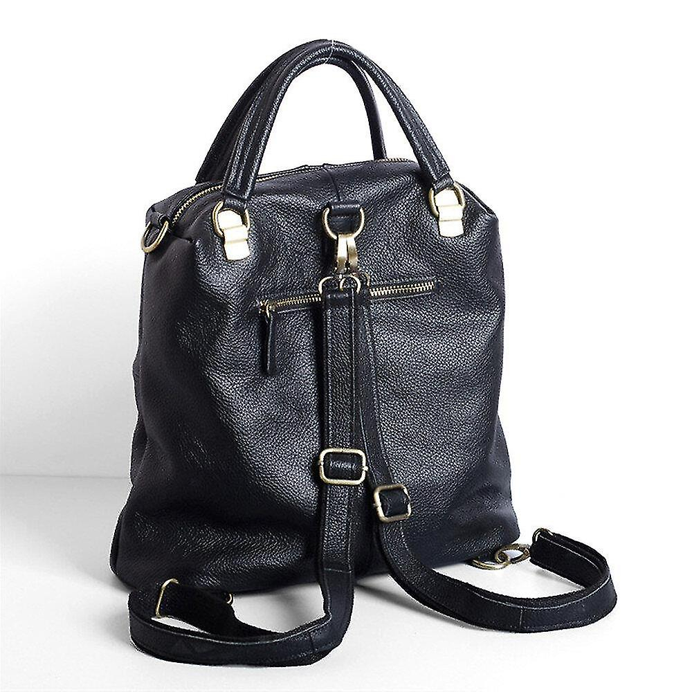 Foto 3 pulgar | Mochila Huoguo De Piel Sintética Negra Casual Para Mujer, 1 Kg - Venta Internacional.