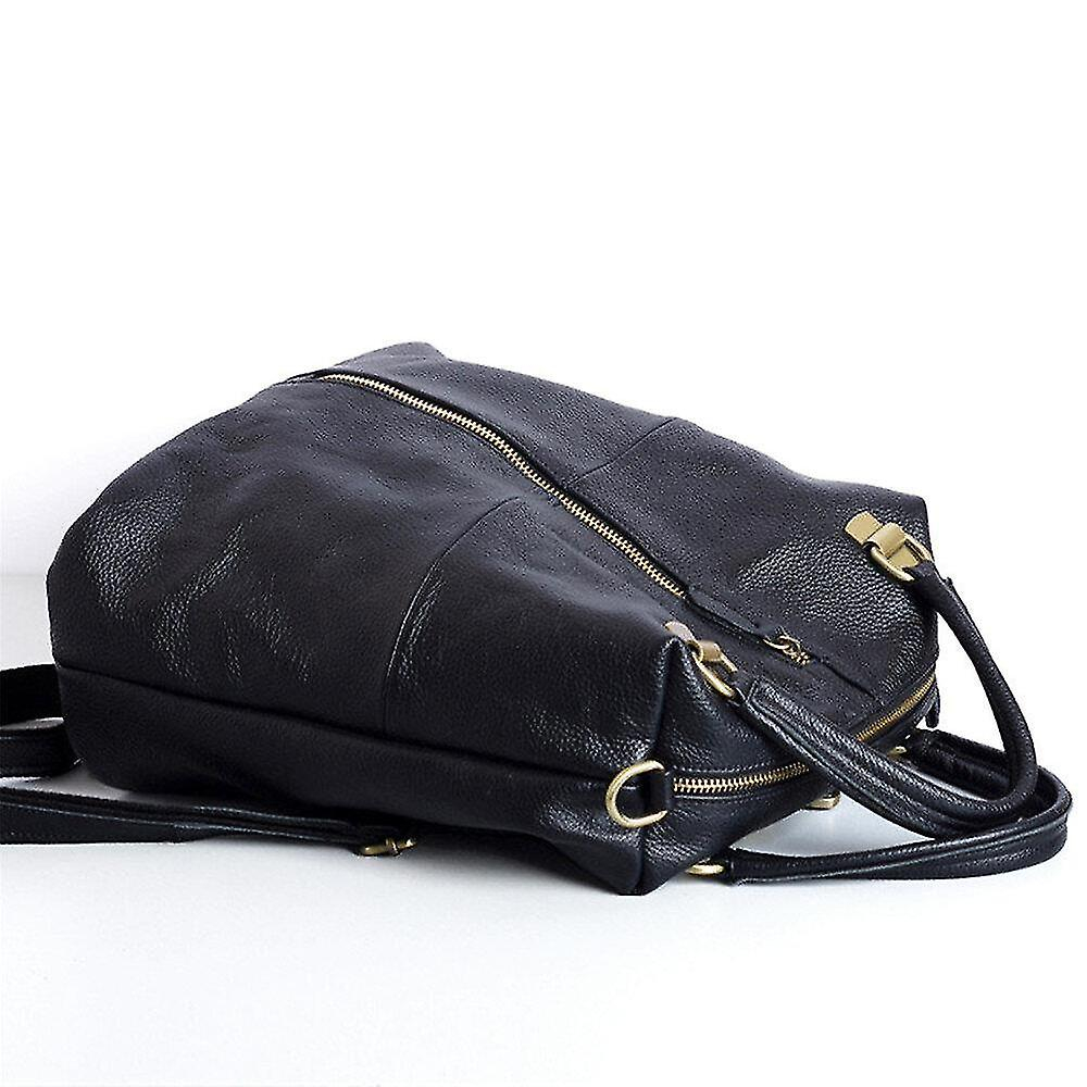 Foto 4 pulgar | Mochila Huoguo De Piel Sintética Negra Casual Para Mujer, 1 Kg - Venta Internacional.
