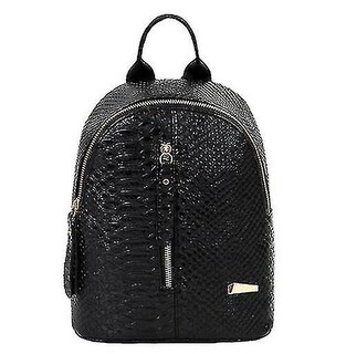 Foto 2 | Mochila Huoguo De Cuero Para Niñas, Adolescentes Y Mujeres Gris - Venta Internacional.
