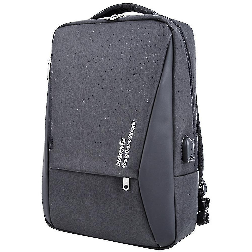 Foto 2 pulgar | Mochila Huoguo De Nylon Impermeable Para Hombre Con Puerto Usb - Venta Internacional.