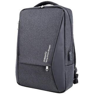 Foto 1 | Mochila Huoguo De Nylon Impermeable Para Hombre Con Puerto Usb - Venta Internacional.