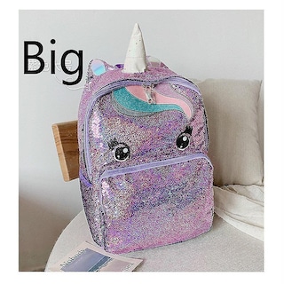 Foto 2 | Mochila Huoguo Con Lentejuelas De Unicornio Para Niños, Mochila Escolar Para Niñas - Venta Internacional.