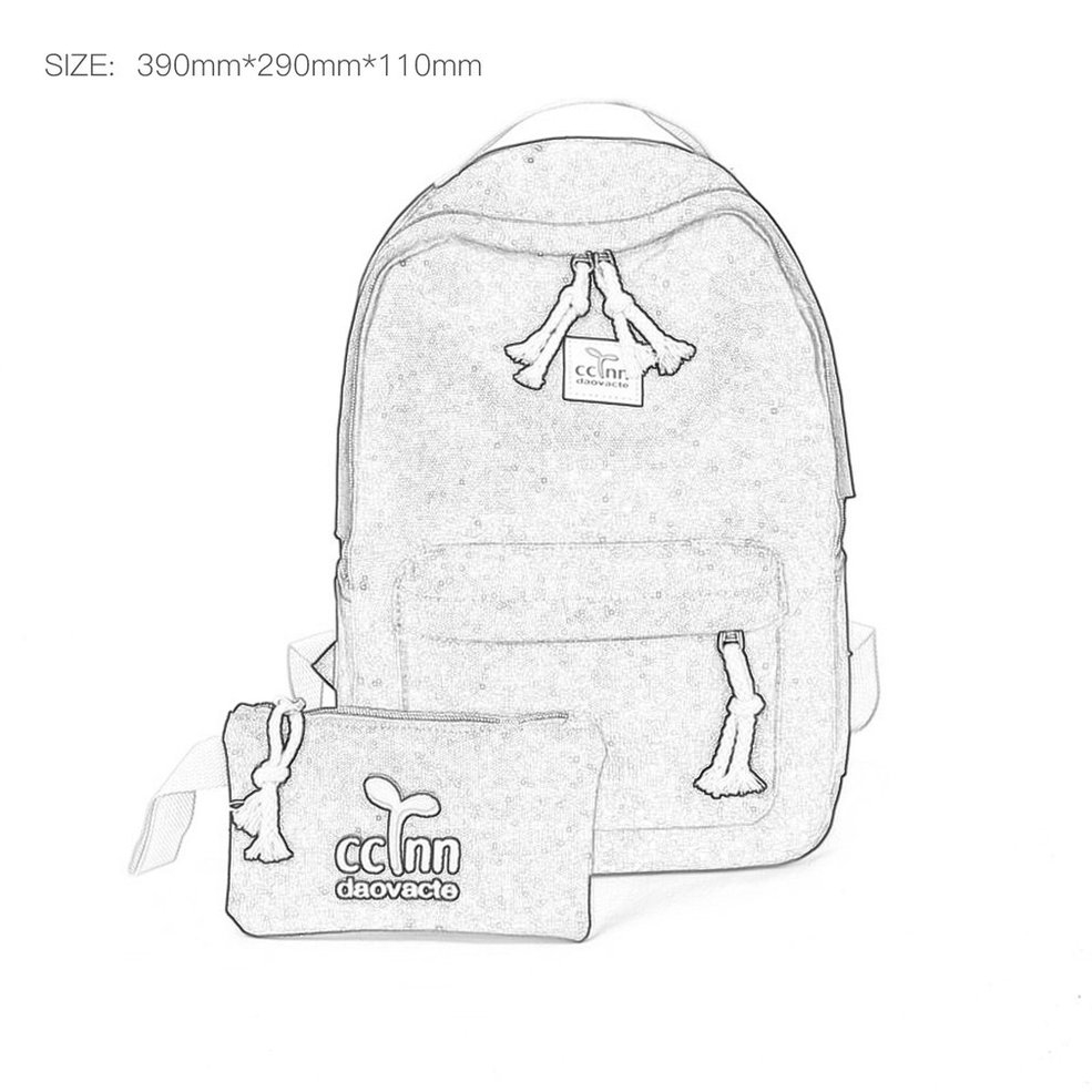 Foto 4 pulgar | Set De Mochila Casual De Lona Para Mujeres Y Niñas, Escuela, Rosa - Venta Internacional.