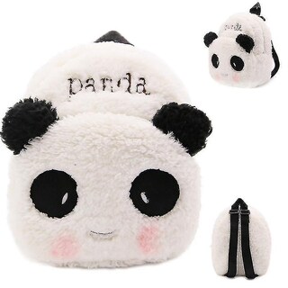 Foto 1 | Mochila Huoguo Panda White Plush Para Niños De 2 A 4 Años - Venta Internacional.