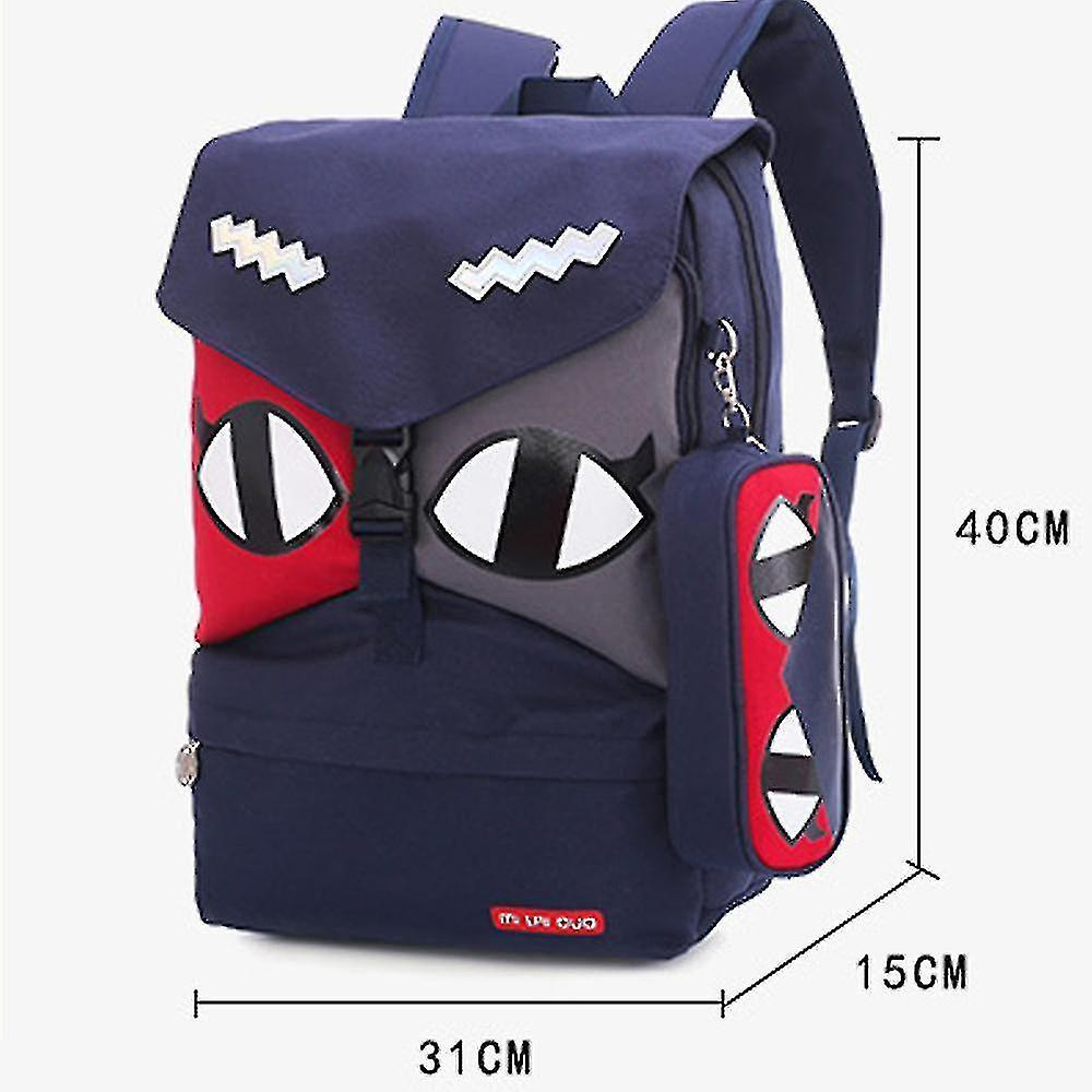 Foto 4 pulgar | Mochila Huoguo De Nailon Rojo Rosa Impermeable Para Niñas De 8 A 12 Años - Venta Internacional.