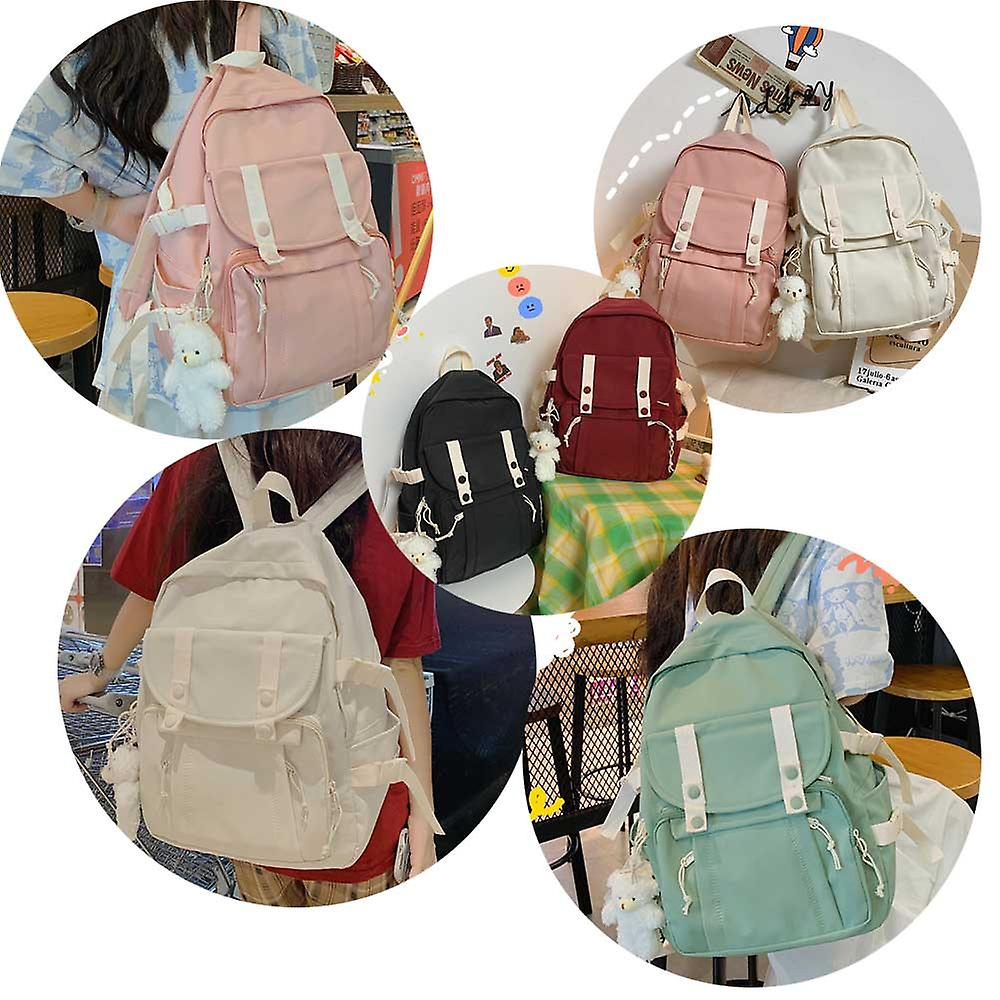Foto 1 | Mochila Escolar Sanlin Beans, Ligera E Impermeable, Rosa - Venta Internacional.