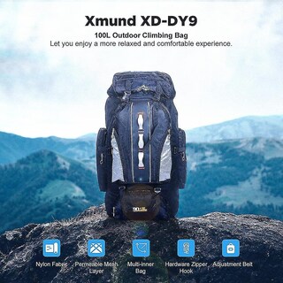 Foto 2 | Mochila Xmund Xd-dy9 100l Impermeable Para Escalada Y Viajes - Venta Internacional.