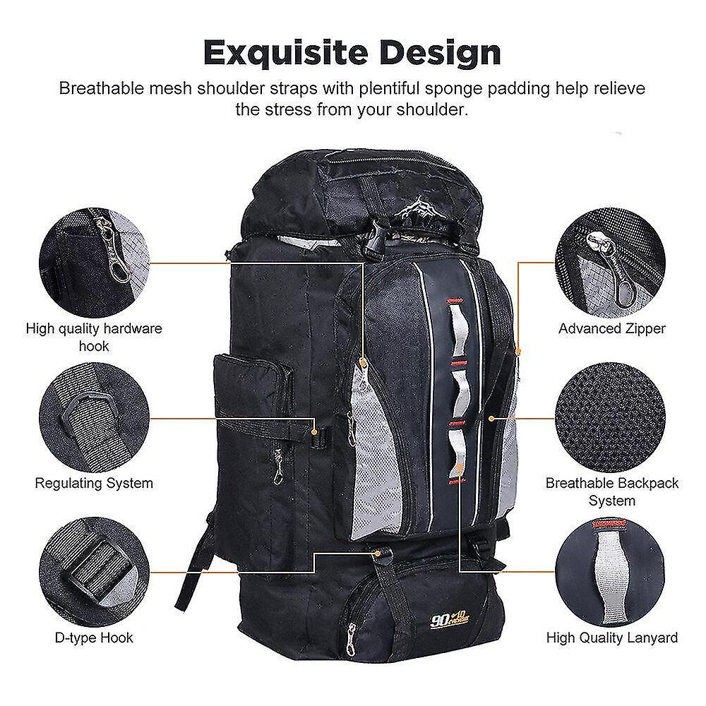 Foto 6 pulgar | Mochila Xmund Xd-dy9 100l Impermeable Para Escalada Y Viajes - Venta Internacional.