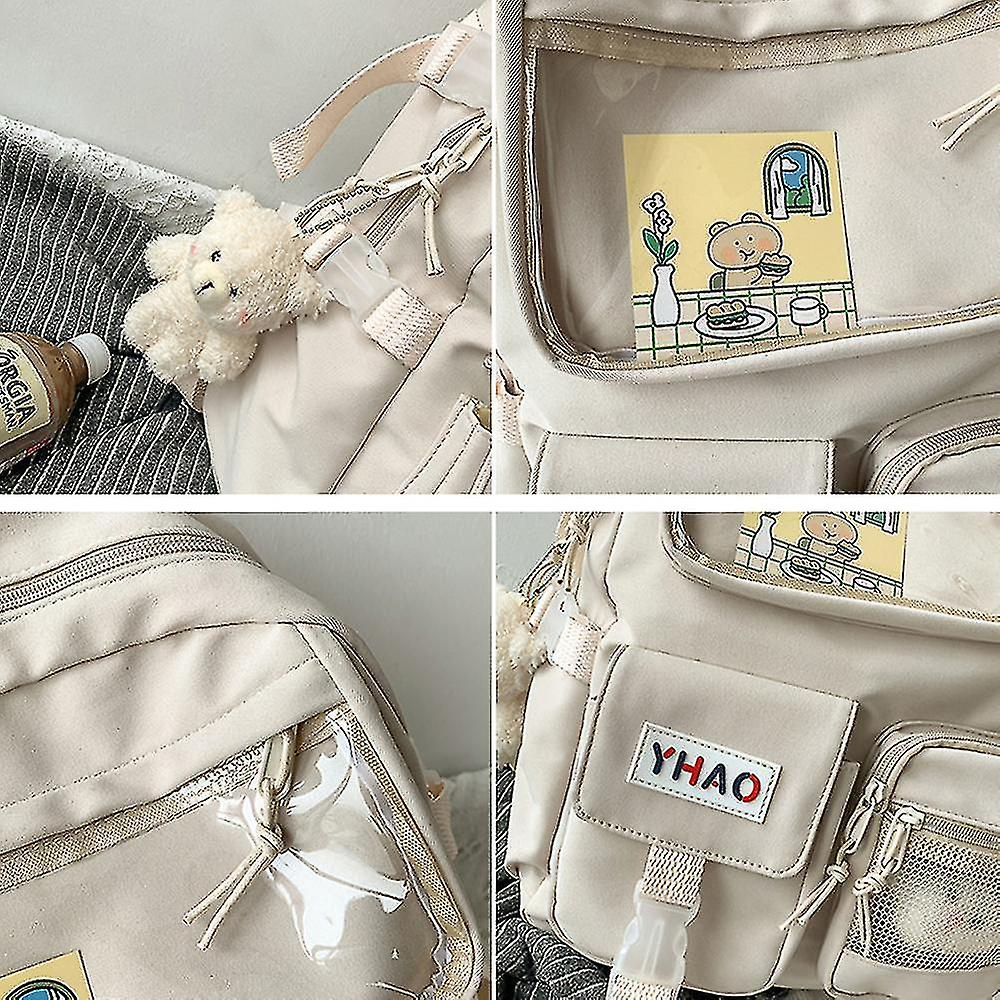 Foto 5 | Mochila Huoguo Cartoon Transparente Impermeable Para Teenage G - Venta Internacional.