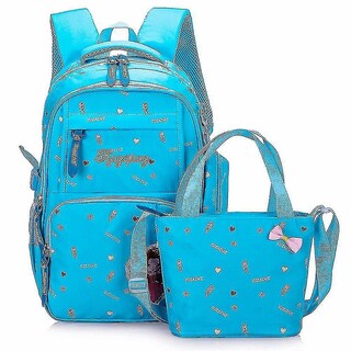 Foto 1 | Mochila Escolar Infantil Huoguo, Impermeable, De Nailon Azul - Venta Internacional.