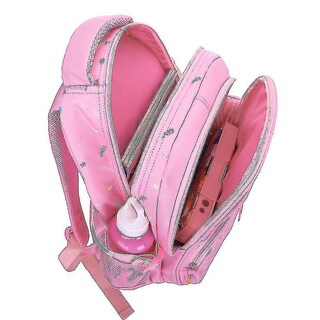 Foto 2 | Mochila Escolar Infantil Huoguo, Impermeable, De Nailon Azul - Venta Internacional.