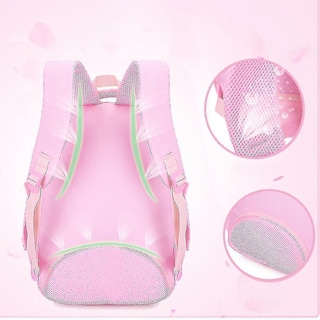 Foto 3 | Mochila Escolar Infantil Huoguo, Impermeable, De Nailon Azul - Venta Internacional.
