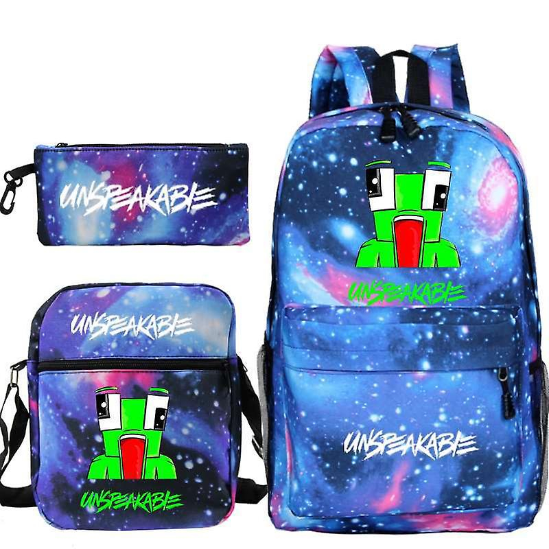 Foto 2 pulgar | Juego De Mochilas Escolares Sanlin Beans Unspeakable Con Estampado De Anime, 3 Unidades - Venta Internacional.