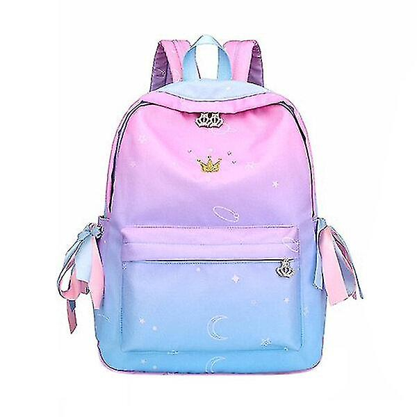 Foto 2 pulgar | Mochila Escolar Huoguo Para Niñas De Primaria De Nailon Rosa - Venta Internacional.