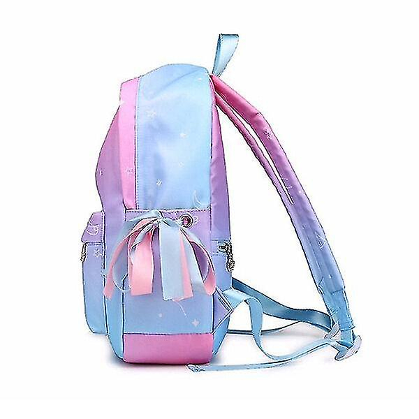 Foto 5 pulgar | Mochila Escolar Huoguo Para Niñas De Primaria De Nailon Rosa - Venta Internacional.