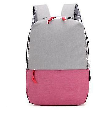 Foto 2 pulgar | Mochila Huoguo Funda Casual Para Ordenador Para Hombre Y Mujer, Color Rosa - Venta Internacional.