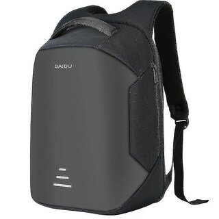 Foto 2 | Mochila Huoguo Para Portátil Antirrobo, De Viaje, 36-55l, Para Hombre, Color Negro - Venta Internacional.
