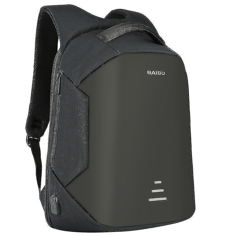 Foto 6 pulgar | Mochila Huoguo Para Portátil Antirrobo, De Viaje, 36-55l, Para Hombre, Color Negro - Venta Internacional.