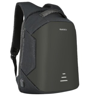 Foto 5 | Mochila Huoguo Para Portátil Antirrobo, De Viaje, 36-55l, Para Hombre, Color Negro - Venta Internacional.
