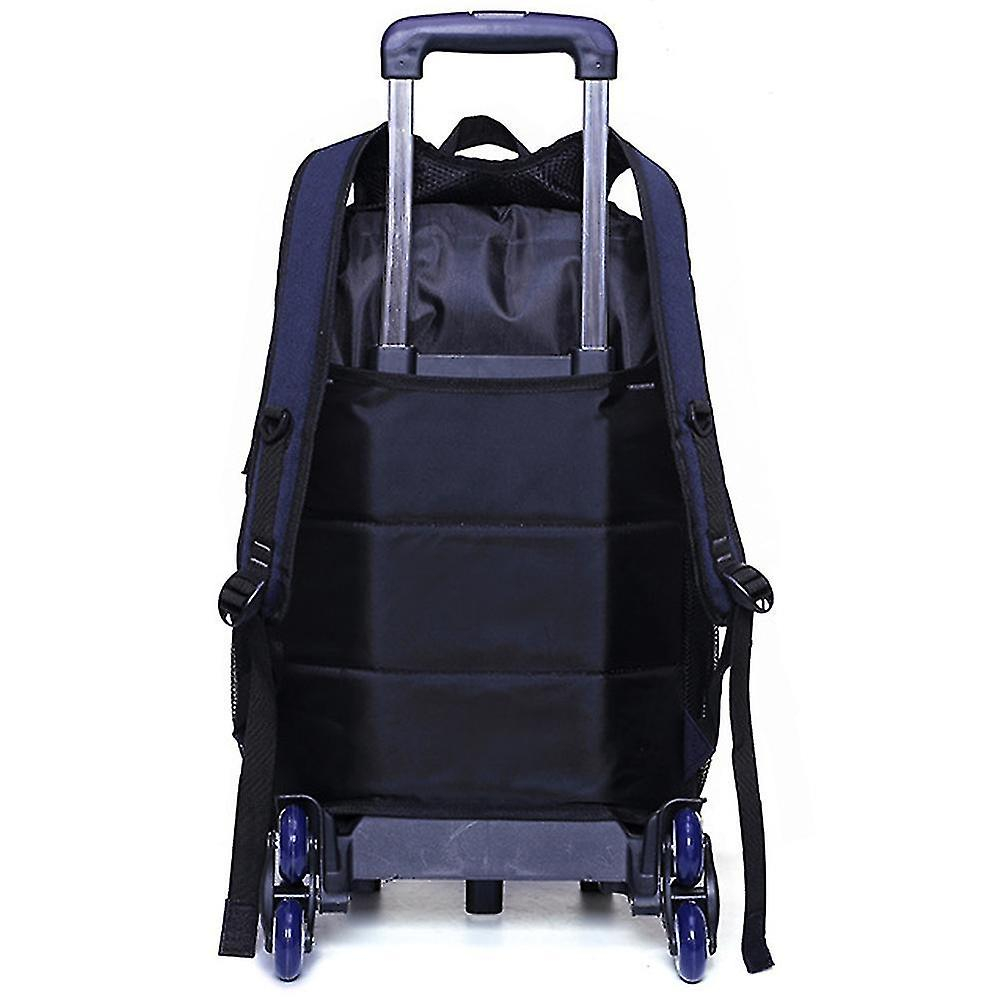 Foto 4 pulgar | Mochila Escolar Trolley Sanlin Beans Para Estudiantes De Secundaria, Azul - Venta Internacional.