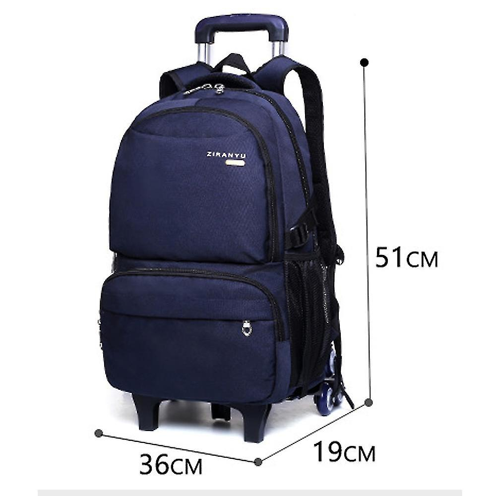Foto 5 pulgar | Mochila Escolar Trolley Sanlin Beans Para Estudiantes De Secundaria, Azul - Venta Internacional.