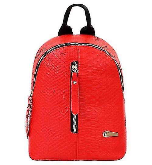 Foto 6 pulgar | Mochila Huoguo De Piel Para Niñas, Adolescentes Y Mujeres Blanca - Venta Internacional.