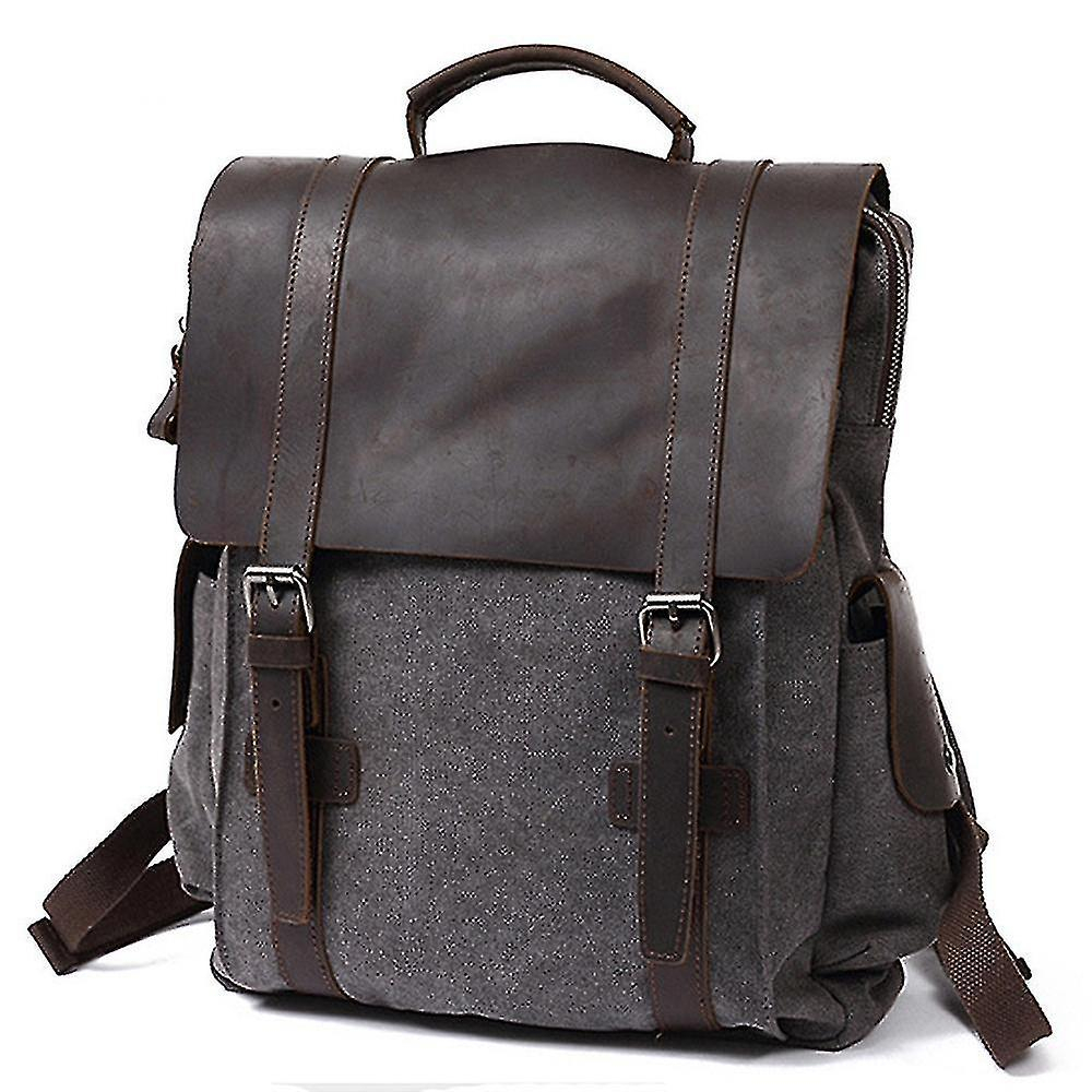 Foto 2 pulgar | Mochila Huoguo De Lona Impermeable Para Estudiantes Universitarios - Venta Internacional.