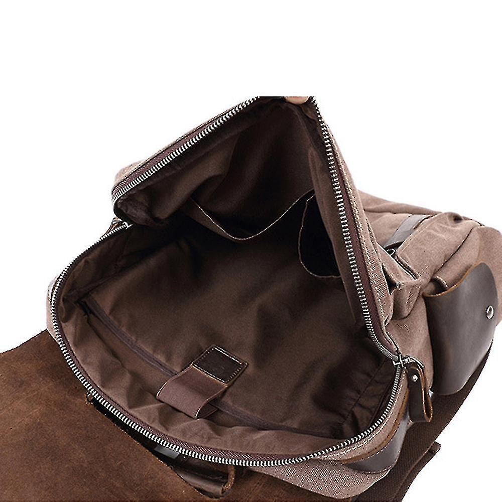 Foto 4 pulgar | Mochila Huoguo De Lona Impermeable Para Estudiantes Universitarios - Venta Internacional.