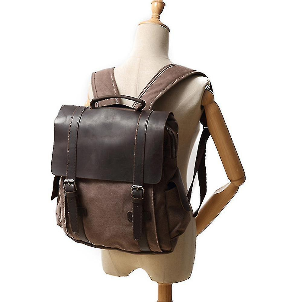 Foto 5 pulgar | Mochila Huoguo De Lona Impermeable Para Estudiantes Universitarios - Venta Internacional.