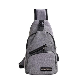 Foto 1 | Mochila Huoguo Bandolera Con Carga Usb Para Hombre - Venta Internacional.