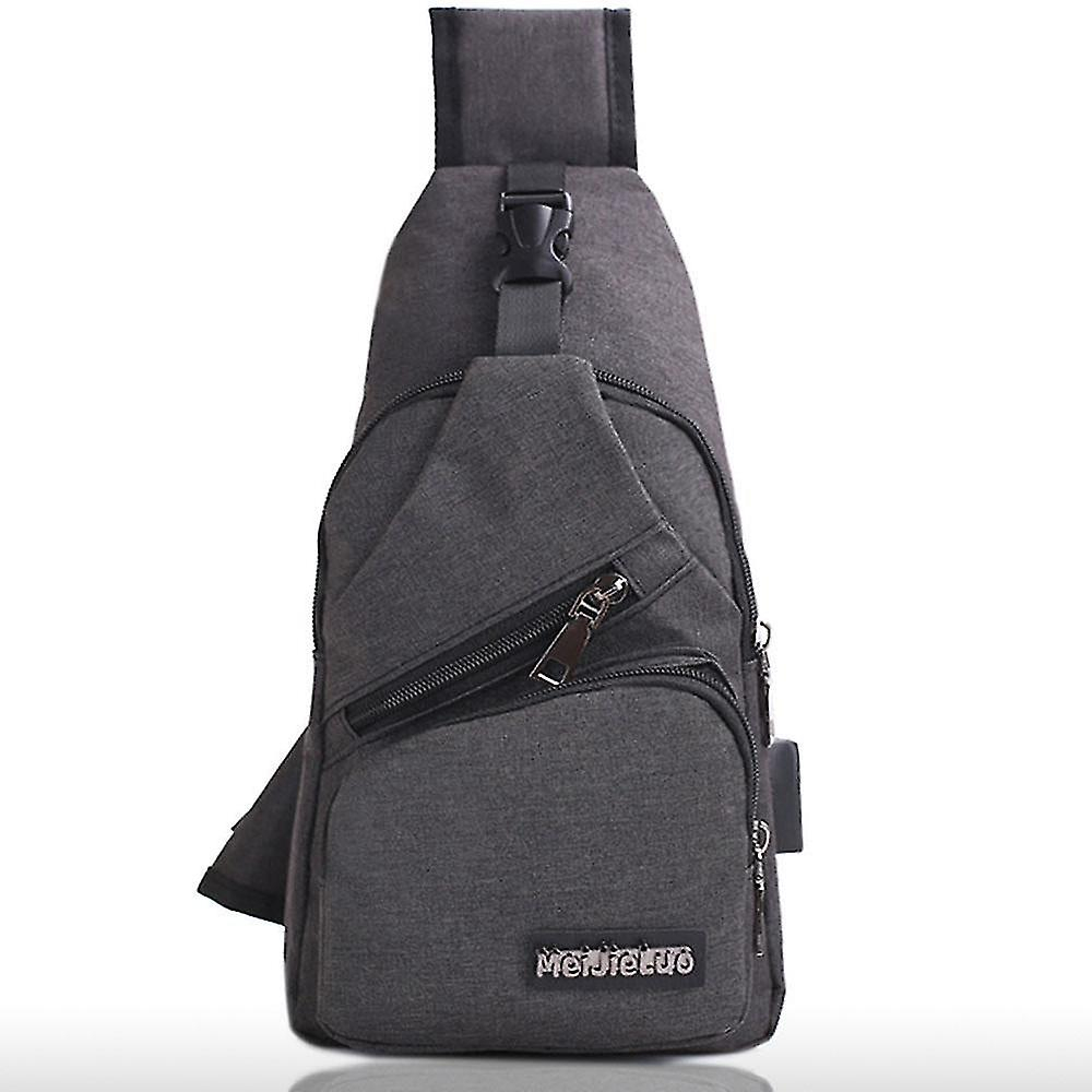 Foto 3 pulgar | Mochila Huoguo Bandolera Con Carga Usb Para Hombre - Venta Internacional.