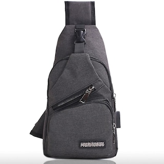 Foto 2 | Mochila Huoguo Bandolera Con Carga Usb Para Hombre - Venta Internacional.