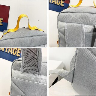 Foto 2 | Mochila Huoguo Para Hombre, Casual, Para Estudiantes De Secundaria, Azul - Venta Internacional.