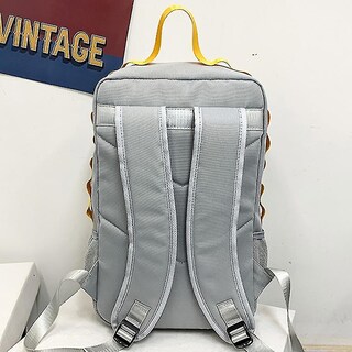 Foto 4 | Mochila Huoguo Para Hombre, Casual, Para Estudiantes De Secundaria, Azul - Venta Internacional.