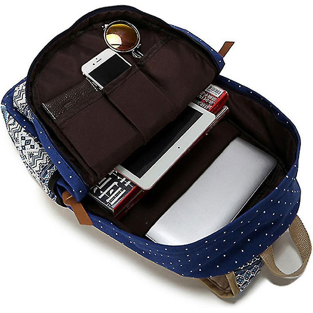 Foto 3 pulgar | Mochila Huoguo De Lona Impermeable, Juego De 9 Piezas Para Estudiantes - Venta Internacional.