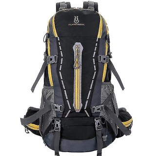 Foto 1 | Mochila Huoguo Para Acampar Al Aire Libre, Resistente Al Agua, De Nylon, Negra - Venta Internacional.