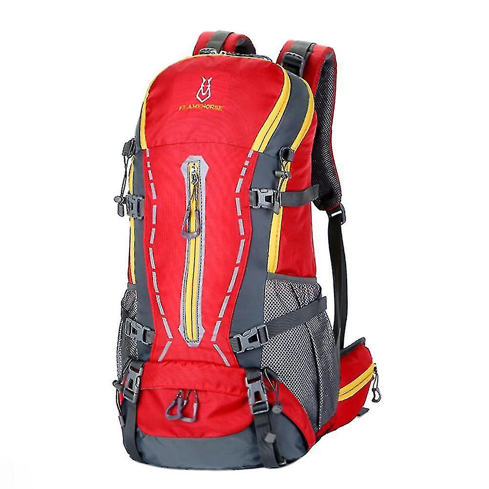 Foto 3 pulgar | Mochila Huoguo Para Acampar Al Aire Libre, Resistente Al Agua, De Nylon, Negra - Venta Internacional.
