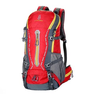 Foto 2 | Mochila Huoguo Para Acampar Al Aire Libre, Resistente Al Agua, De Nylon, Negra - Venta Internacional.