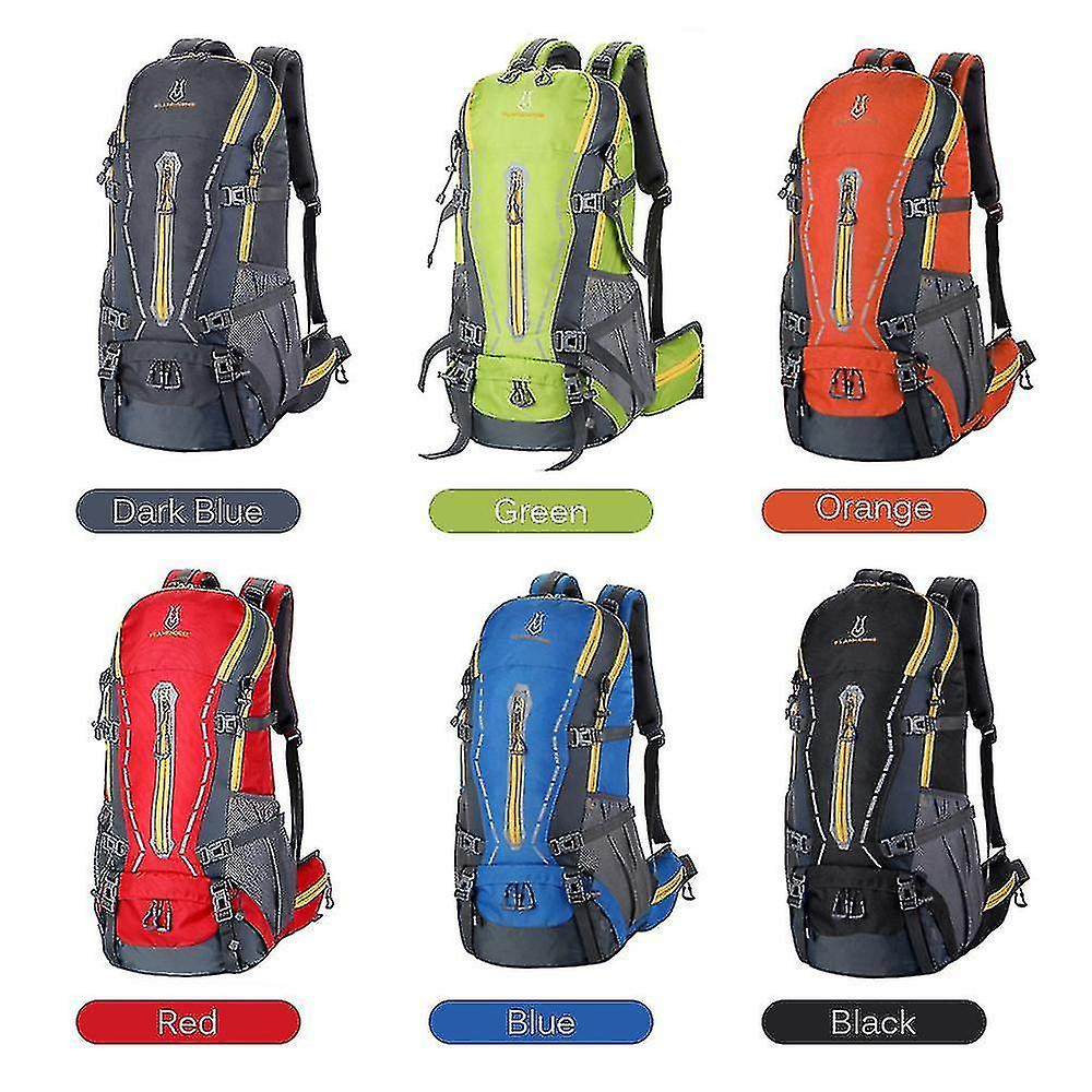 Foto 6 pulgar | Mochila Huoguo Para Acampar Al Aire Libre, Resistente Al Agua, De Nylon, Negra - Venta Internacional.