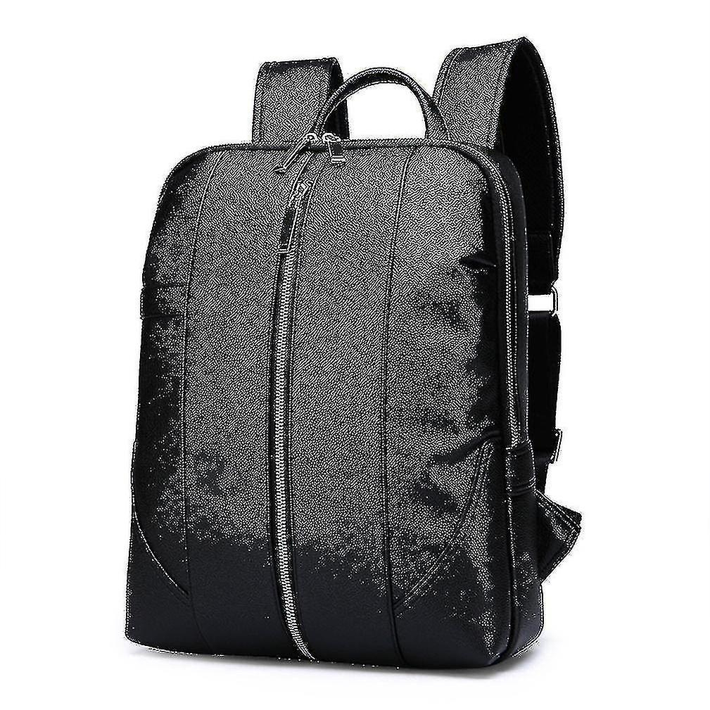 Foto 3 pulgar | Mochila Huoguo, Bolsa De Viaje Para Portátil De Cuero De Gran Capacidad Para Hombre - Venta Internacional.