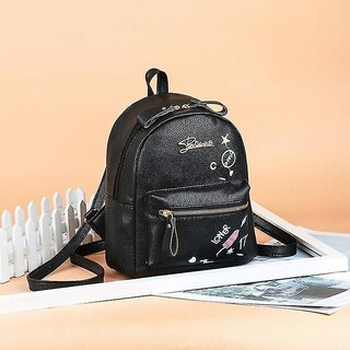 Foto 2 | Mochila Huoguo Para Mujer, Vintage, Pequeña, De Piel Sintética Con Estampado Floral - Venta Internacional.
