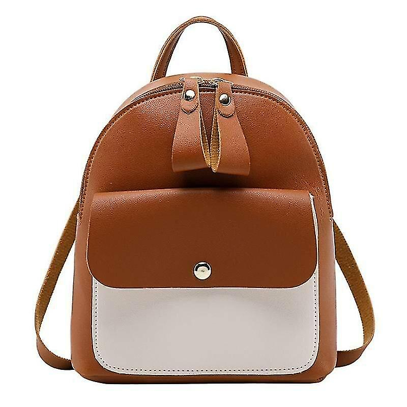 Foto 2 pulgar | Mochila Huoguo Minibolso Casual Para Mujer, Color Marrón - Venta Internacional.