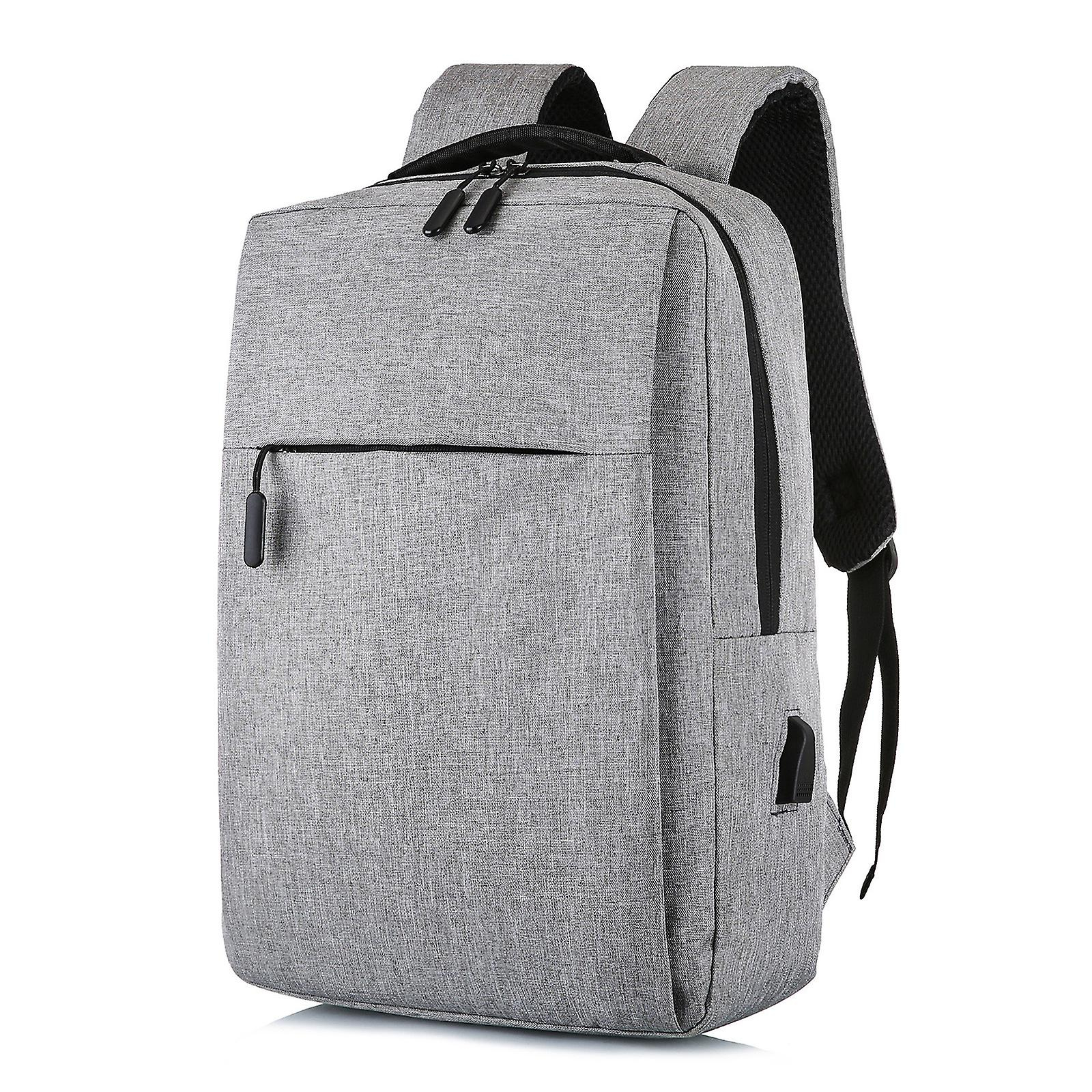 Mochila Para Portátil Huoguo 15.6 Pulgadas Con Puerto De Carga Usb, Gris - Venta Internacional.