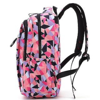 Foto 4 | Mochila Huoguo Para Niña Estudiante De Secundaria, Color Rojo Rosa - Venta Internacional.