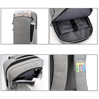 Foto 2 | Mochila Huoguo De Tela Oxford Negra Impermeable Para Hombre Y Mujer - Venta Internacional.